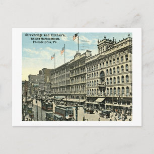 Strawbridge & Clothiers, Philadelphia 1919 Vintage Postcard