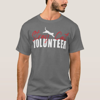 Stray Cat Volunteer Leaping Cat T-Shirt