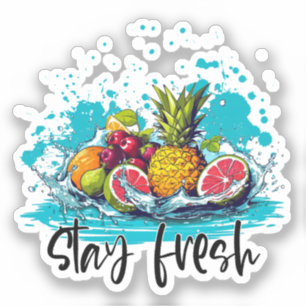 Stray Fresh - Summer - Watercolor Tropical Fruits Sticker