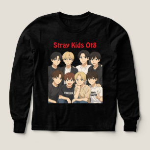 Stray Kids Anime Graphic Tee