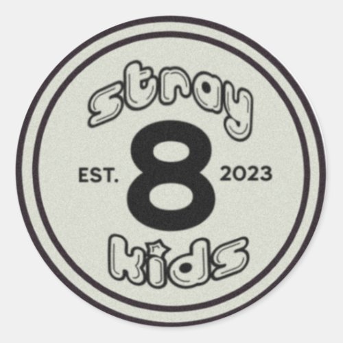 Stray Kids stickers Classic Round Sticker