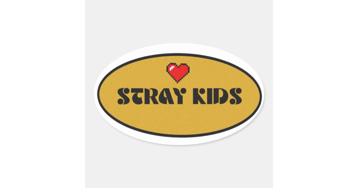 Stray Kids [stickers] Oval Sticker
