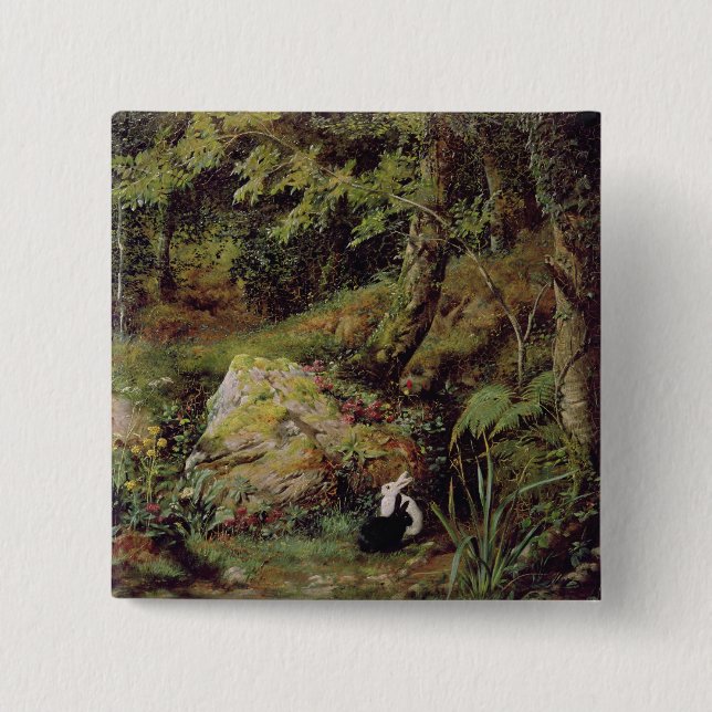 Stray rabbits button (Front)