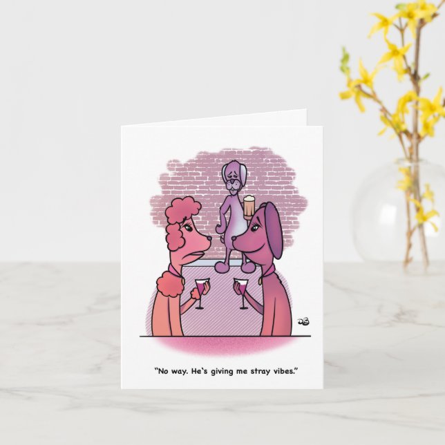 Stray Vibes Card (Yellow Flower)