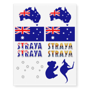 Straya Temporary Tattoo Sampler