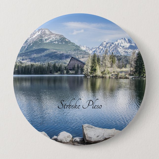 Strbske Pleso, High Tatras, Slovakia, Button (Front)