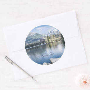 Strbske Pleso, High Tatras, Slovakia Classic Round Sticker