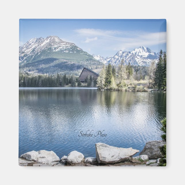 Strbske Pleso, High Tatras, Slovakia Metal Ornamen Magnet (Front)