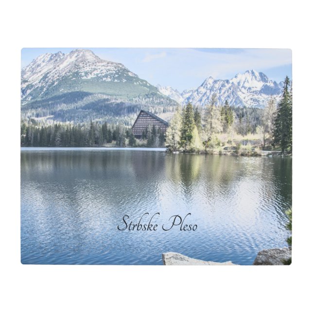 Strbske Pleso, High Tatras, Slovakia Metal Print (Front)
