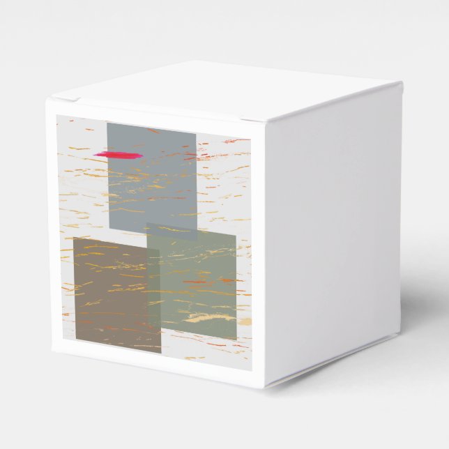 Streak Squares Favor Boxes (Front Side)