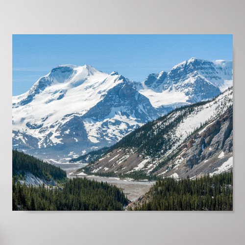 Stream along Icefields Parkway Highway 93 _ Canada Poster