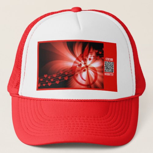 Stream Bonnette QR CODE labeled Trucker Hat