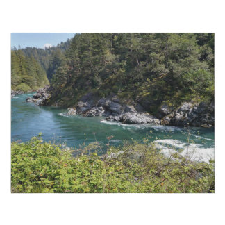 Stream near Crescent City, CA Faux Canvas Print