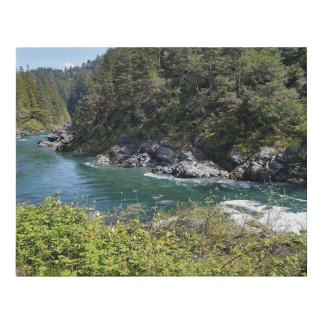 Stream near Crescent City, CA Faux Canvas Print (Front)