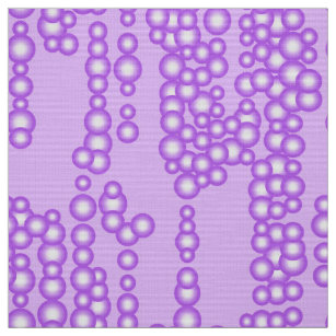Stream of bubbles, shades of lavender fabric