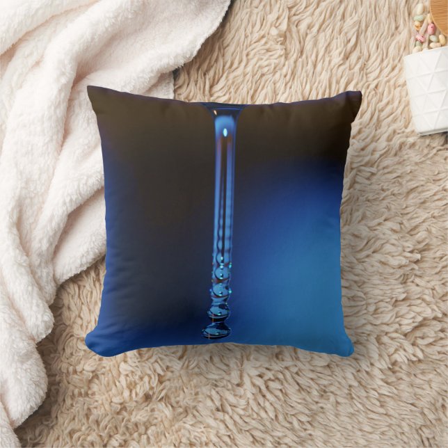 Stream To Drop by Shirley Taylor Throw Pillow (Blanket)