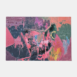 STREAM WATER ABSTRACT DOORMAT