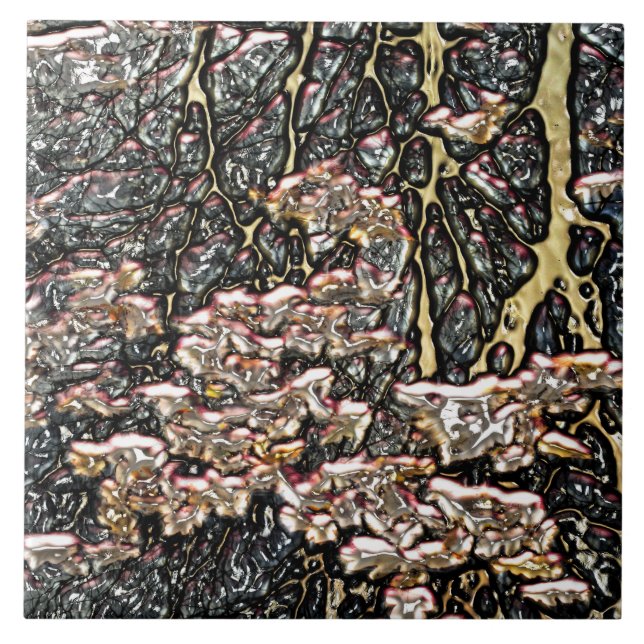 STREAM WATER REFLECTIONS CERAMIC TILE (Front)