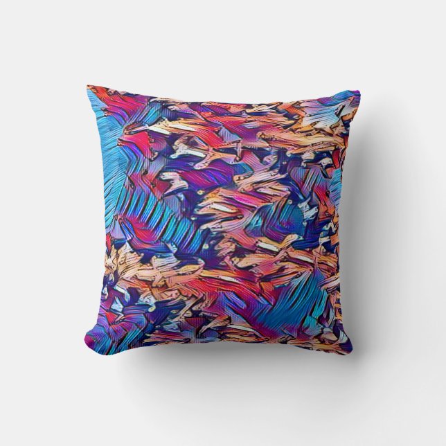 STREAM WATER   THROW PILLOW (Front)