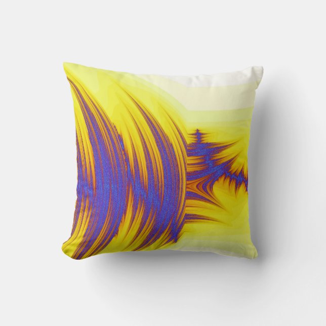 STREAM WATER THROW PILLOW (Front)