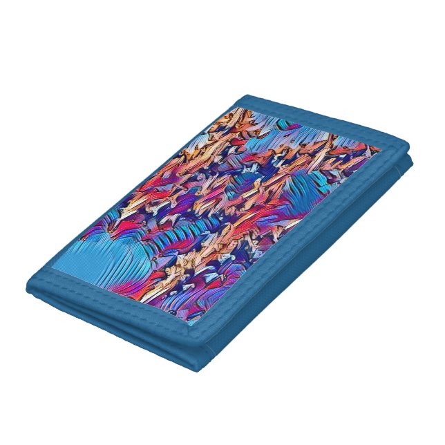STREAM WATER   TRIFOLD WALLET (Bottom)