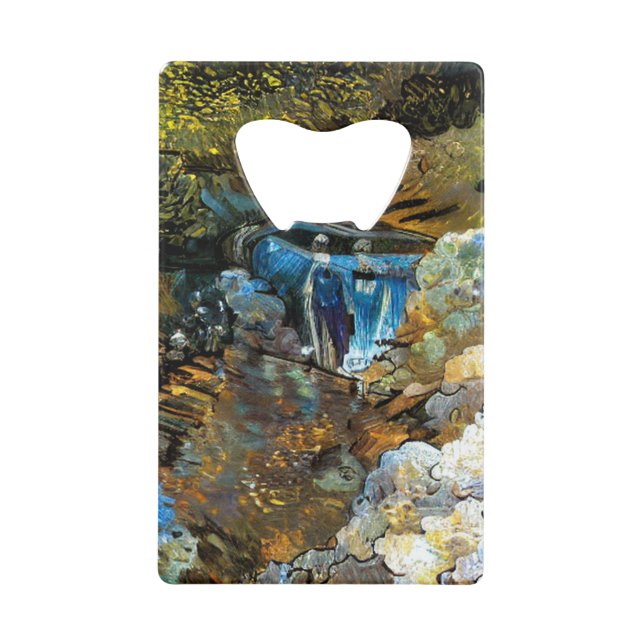 STREAM WATERFALL CREDIT CARD BOTTLE OPENER (Front)