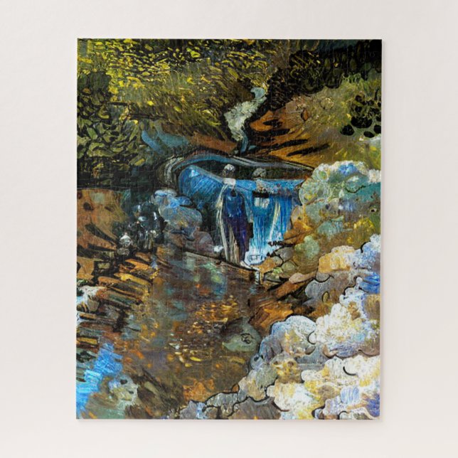 STREAM WATERFALL JIGSAW PUZZLE (Vertical)