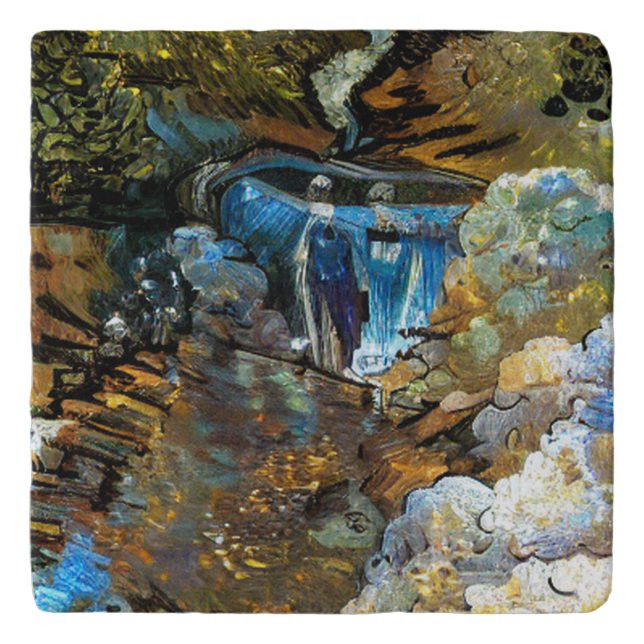 STREAM WATERFALL TRIVET (Front)