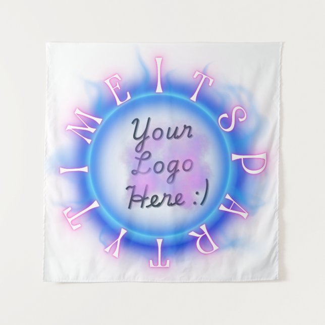 Streamer Party Time Backdrop (Front)