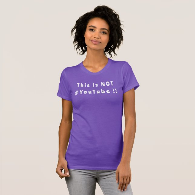 #StreamerGirl violett english T-Shirt (Front Full)