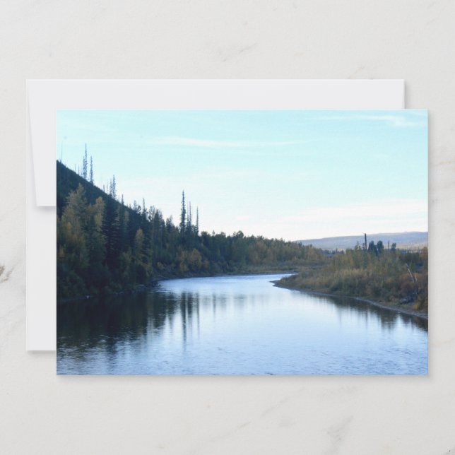 Streaming Through Glacier Note Card (Front)