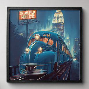 Streamline Moderne   Vintage New York Express Peel And Stick Photo Tile