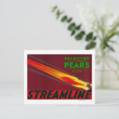 Streamline Pear Crate LabelSanta Clara, CA Postcard (Standing Front)