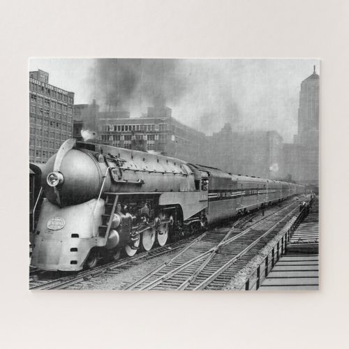Streamlined 20th Century Limited Train c 1938 Jigsaw Puzzle