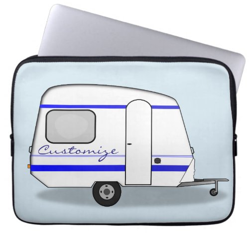 Streamlined small trailer gypsy caravan laptop sleeve