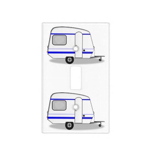 Streamlined small trailer gypsy caravan light switch cover