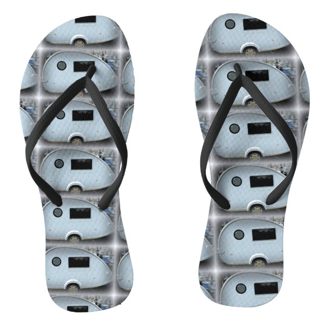 Streamlined teardrop trailer gypsy caravan flip flops (Footbed)