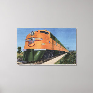 Streamliner "400" to Milwaukee Canvas Print
