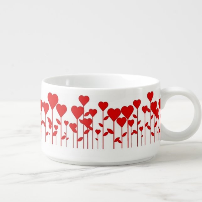 "STREAMS OF HEARTS" CHILI BOWL (Left)