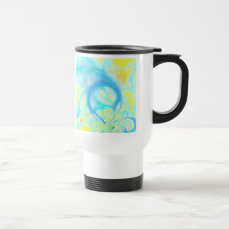 Streams of Joy – Cosmic Aqua & Lemon Travel Mug