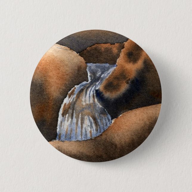 Streams, Rivers and Lakes Button (Front)