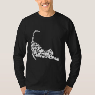 Streching Cat Graphic Cat Enthusiast For Women Cat T-Shirt
