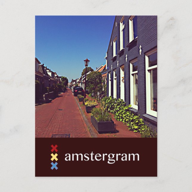 Street Amstergram Postcard (Front)