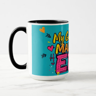 Street Art Big Heart Grandparent Day Mug