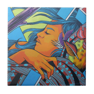Street Art London Colors Graffiti Tile