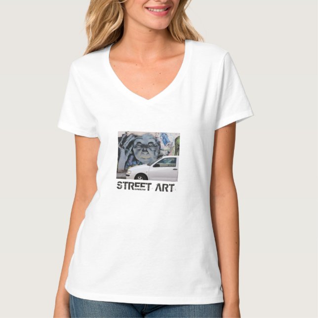 Street Art of Las Palmas Fortune Teller Car T-Shirt (Front)