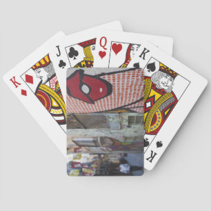 Street art on Calle de la Libertad street Poker Cards