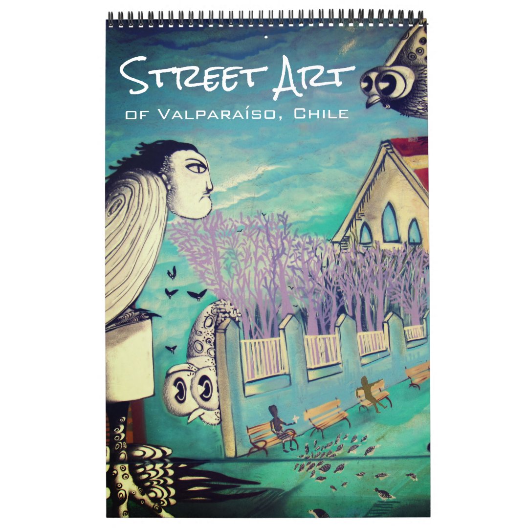 street art valparaíso 2023 calendar | Zazzle