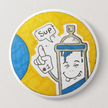 Street artist big badge