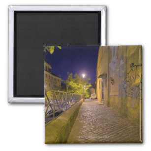 Street at night in Rome, Italy 2 Magnet